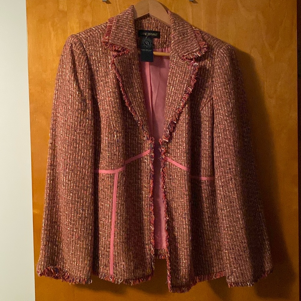 Lane Bryant blazer in pink